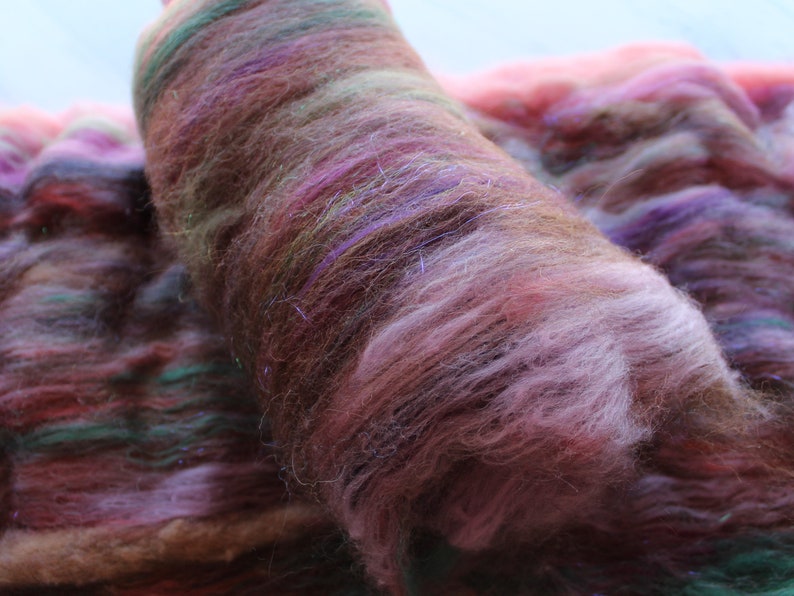 Sparkly Art Batts Alpaca Art Batts Baby Camel Down MONET/'S GARDEN Soft Art Batts Merino Art Batts