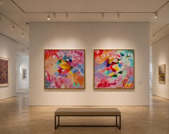 Christmas Gift.Abstract Painting Download.Wall Art Abstract Print (Digital Download)