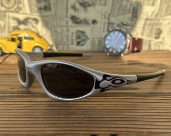 Oakley Straight Jacket 99 MUZM Sunglasses Black Lens Vintage Y2K