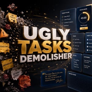 Life Admin & Ugly Tasks Planner | ADHD Paperwork Organizer | Overwhelmed  Procrastination Digital Planner for GoodNotes