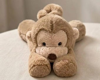 Peluche Jellycat Smudge Monkey / Animal de peluche suave / 11 cm pequeño / Regalo para baby shower / Coleccionable