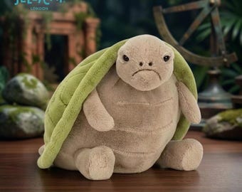 Peluche de tortuga Timmy de Jellycat, 28 cm (11 pulgadas), suave, peluche de tortuga, regalo para baby shower, juguete para niños.