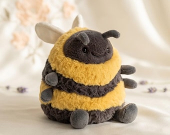 Peluche de abeja Albee, peluche suave, muñeco de abeja kawaii para niños, regalo de peluche acogedor, decoración de guardería,