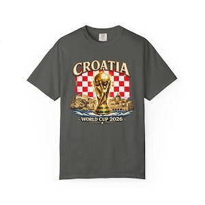 Croatia World Cup 2026 Shirt, Croatian Soccer Fan Tee, Croatia Football Supporter T-Shirt, Checkerboard Flag Graphic, Match Day Gift image 11