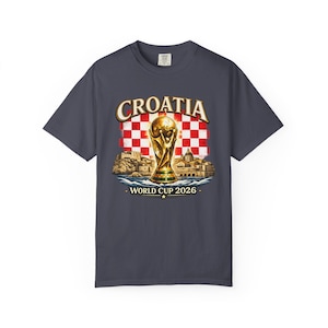 Croatia World Cup 2026 Shirt, Croatian Soccer Fan Tee, Croatia Football Supporter T-Shirt, Checkerboard Flag Graphic, Match Day Gift image 16