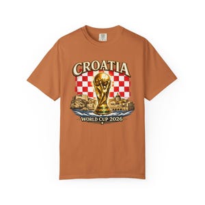 Croatia World Cup 2026 Shirt, Croatian Soccer Fan Tee, Croatia Football Supporter T-Shirt, Checkerboard Flag Graphic, Match Day Gift image 10