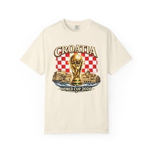 Croatia World Cup 2026 Shirt, Croatian Soccer Fan Tee, Croatia Football Supporter T-Shirt, Checkerboard Flag Graphic, Match Day Gift image 9