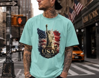 USA World Cup 2026 T-Shirt | American Soccer Fan Shirt | Stadium Match Day Tee | Football Supporter Graphic Tee