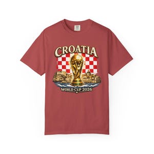 Croatia World Cup 2026 Shirt, Croatian Soccer Fan Tee, Croatia Football Supporter T-Shirt, Checkerboard Flag Graphic, Match Day Gift image 18