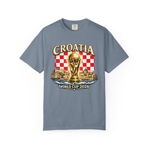 Croatia World Cup 2026 Shirt, Croatian Soccer Fan Tee, Croatia Football Supporter T-Shirt, Checkerboard Flag Graphic, Match Day Gift image 14