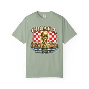 Croatia World Cup 2026 Shirt, Croatian Soccer Fan Tee, Croatia Football Supporter T-Shirt, Checkerboard Flag Graphic, Match Day Gift image 12