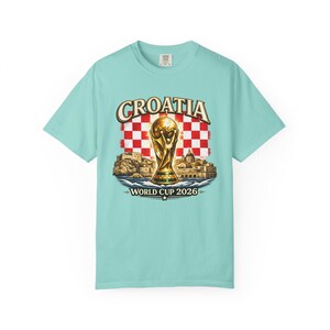 Croatia World Cup 2026 Shirt, Croatian Soccer Fan Tee, Croatia Football Supporter T-Shirt, Checkerboard Flag Graphic, Match Day Gift image 13