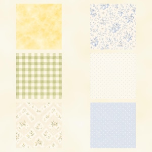 Watercolor Baby Animals Lemon Garden Digital Paper (Digital Download) preview 5
