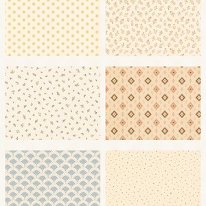 Soft Boho Vintage Digital Paper Pack – Patterns, Textured Solids (Digital Download) preview 4