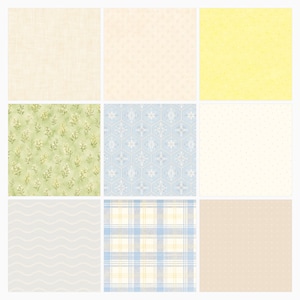 Lemon Sky Pastel Digital Paper Pack, 40 Watercolor Patterns (Digital Download) preview 5