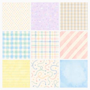 Pediatric Get Well Scrapbook Papers, Watercolor Medical Journal Cards (Digital Download) preview 2