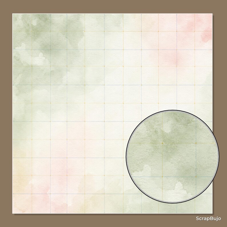 Akvarell dop, första nattvard, scrapbookpapper, religiösa blommiga duvljusdesigner (12x12 JPG) bild 9