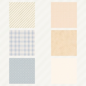 Soft Pastel Watercolor Digital Paper Pack | Scrapbook Patterns (Digital Download) preview 2
