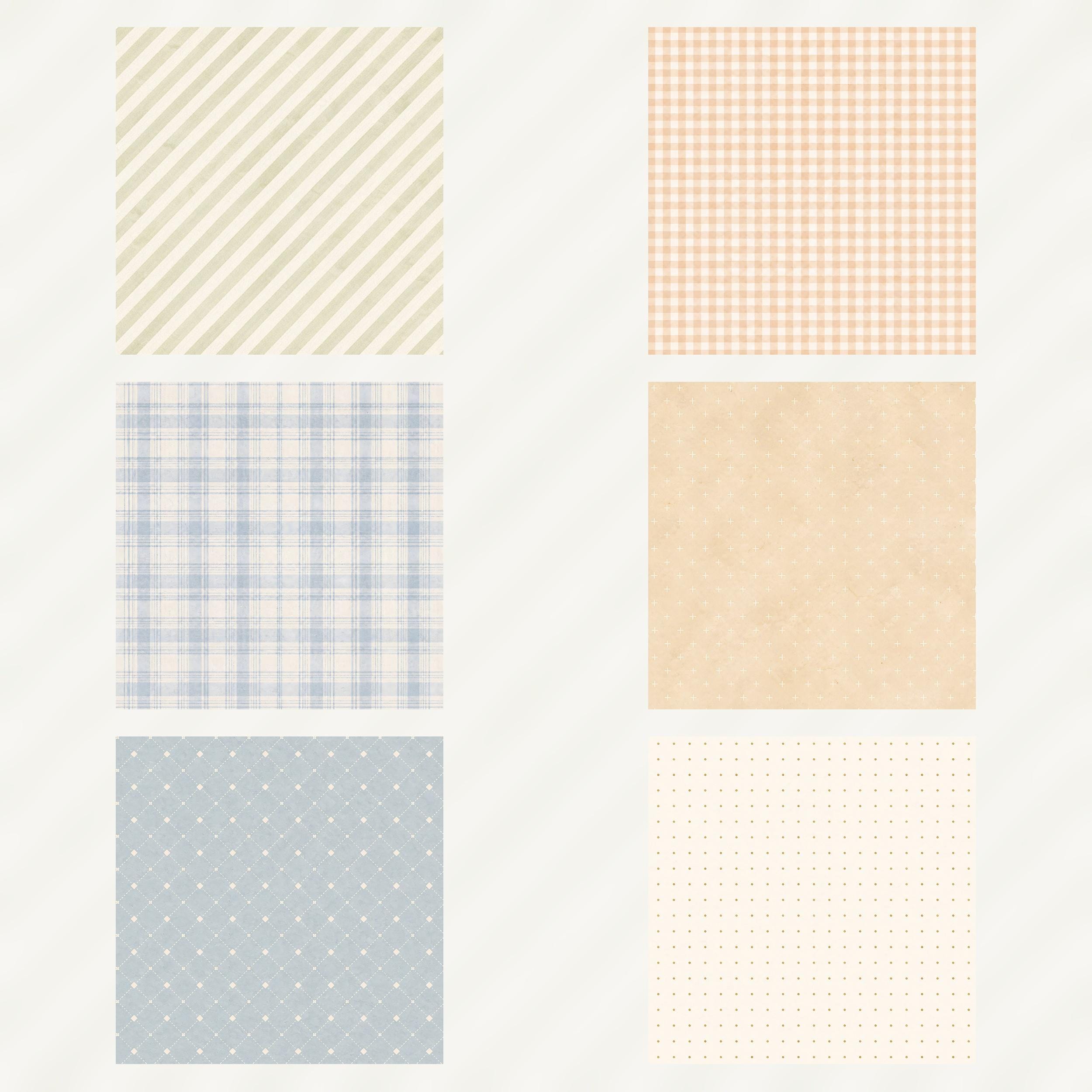 Soft Pastel Watercolor Digital Paper Pack | Scrapbook Patterns (Digital Download) paper preview 2