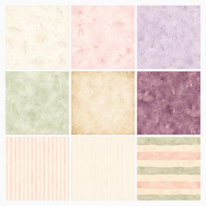 Ballet Blossom Digital Scrapbook Papers, Watercolor Ballerina Elements (40 JPG) preview 2