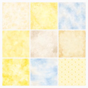 Lemon Sky Pastel Digital Paper Pack, 40 Watercolor Patterns (Digital Download) preview 4