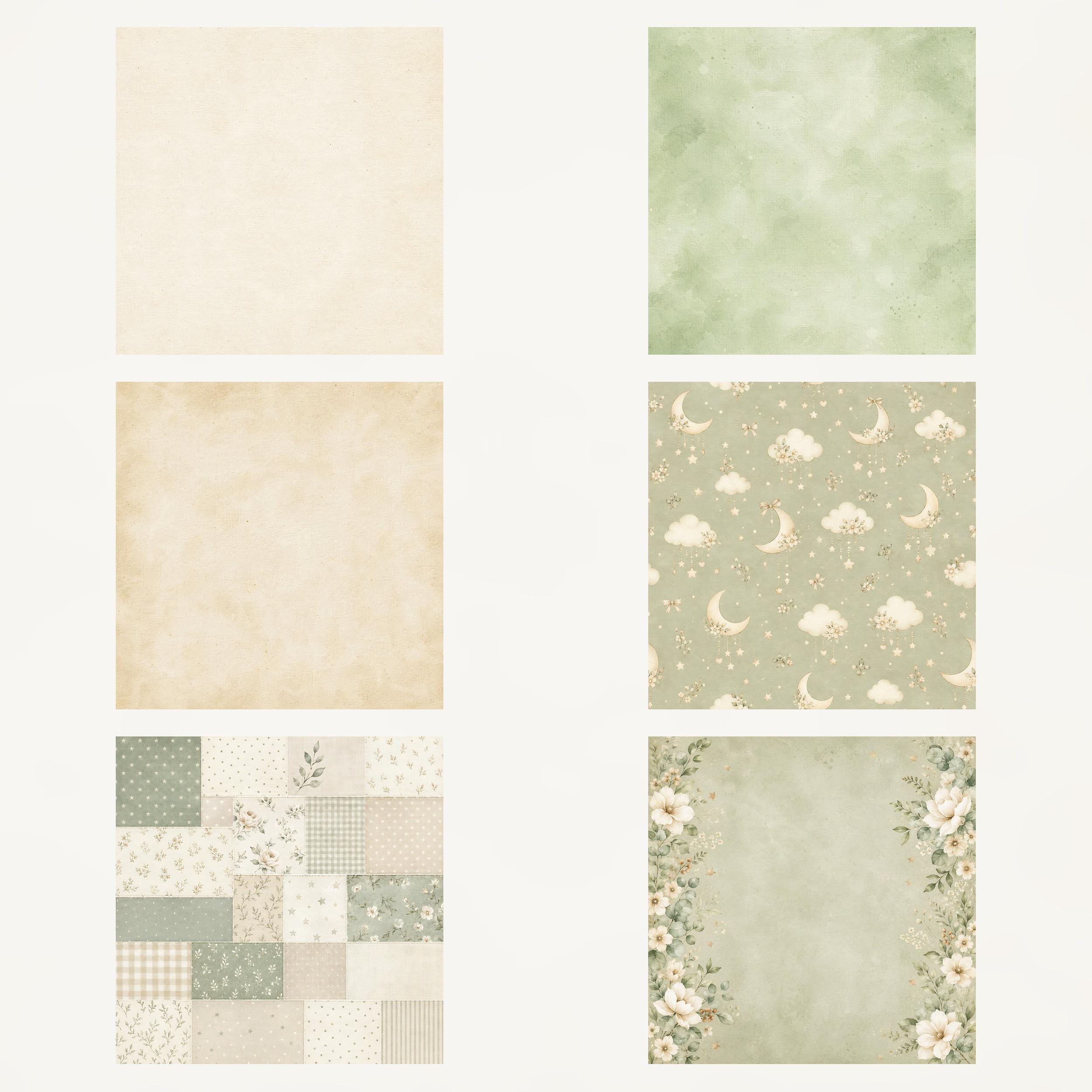 Woodland Baby Animals Digital Paper Pack