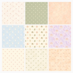 Maternity Baby Shower Digital Paper Pack, 40 Nursery Patterns, Journal Backgrounds (Digital Download) preview 5