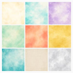 Neutral Youth Birthday Digital Paper Pack, Scrapbook Backgrounds (Digital Download) preview 3
