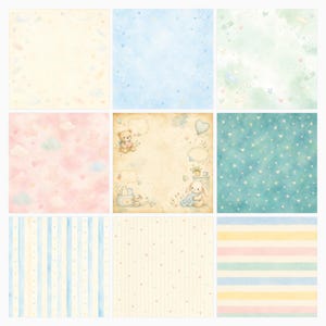 Pediatric Get Well Scrapbook Papers, Watercolor Medical Journal Cards (Digital Download) preview 4