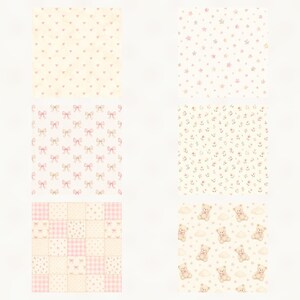 Baby Pink Watercolor Nursery Digital Paper Pack, Scrapbook Journal Kit (Digital Download) preview 3