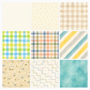 Pixel Builder Adventure Scrapbook Papers, Watercolor Blocks, Gamer Journal Cards (Digital Download) preview 4