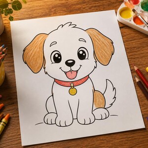 Kids Coloring Pages | Animals, Princess, Vehicles (Digital Download) preview 2