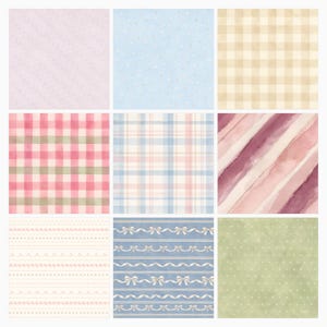 Ballet Blossom Digital Scrapbook Papers, Watercolor Ballerina Elements (40 JPG) preview 4
