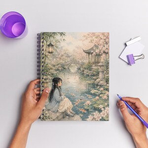 Whimsical Girls Watercolor Art Collection | 30 Storybook Pages (Digital Download) preview 3