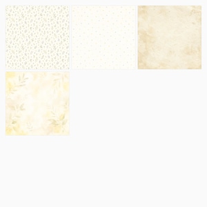 Lemon Sky Pastel Digital Paper Pack, 40 Watercolor Patterns (Digital Download) preview 6