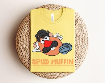Spud Muffin Shirt, Retro Mr Potato Head Tee, Funny Toy Story T-shirt, Cute Valentine Husband Gift, Vintage Pixar Graphic Apparel