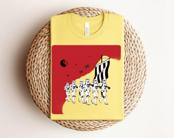 Star Wars T-Shirt, Stormtrooper Graphic Tee, Heather Sage Retro Sci-Fi Top, Galactic Empire Shirt