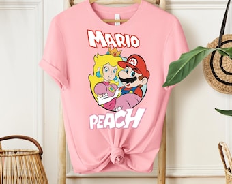 Mario Kart Racing Shirt, Super Mario 8 Deluxe Graphic Tee, White Nintendo Gamer Shirt, Video Game Fan Gift, Speed Racer Mario Apparel