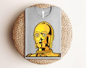 Star Wars Darth Vader T-Shirt, Sith Lord Watercolor Graphic Tee, Heather Silver Galactic Empire Shirt, Sci-Fi Movie Fan Gift