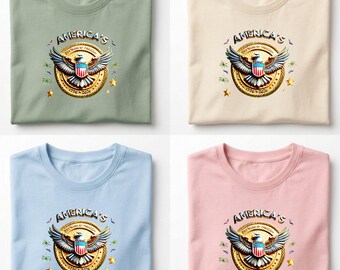Camiseta de los 250 años de libertad de Estados Unidos, camiseta del 250 aniversario de EE. UU. (1776-2026), camiseta con el águila, emblema dorado patriótico, prenda ideal para la celebración del 4 de julio.