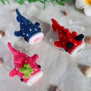 Crochet Whale Shark Amigurumi Keychain Pattern (PDF Download)