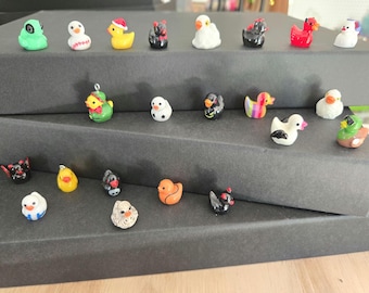 Handmade Duck Earrings with Sterling Silver Hooks – Choose Your Style