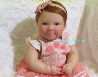 Reborn Baby 7 month June Awake, Reborn Baby Boy or Girl, Custom Reborn Baby Doll, Reborn Doll, Reborn Babies, Reborn Toddler