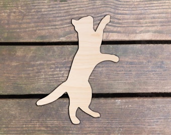 unfinished wood cat cutout, wooden cat cutout, Halloween cutout, wood cat shape, wooden cat cutout, wood Halloween shape, Halloween shape
