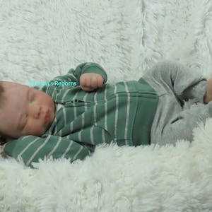 Reborn Baby, Bryson Asleep, Ready to Ship, Boy or Girl, Authentic Reborn Babies, Reborn Doll,  Lifelike Baby Doll