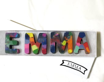 Kids Easter Gift, Personalized NAME Crayons, Rainbow Crayons, Personalized Crayons, Name Crayons for Kids, Crayon Toy