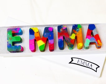Name Crayons, Fast Ship, Rainbow Crayons, Personalized Crayons, Personalized Name Crayons