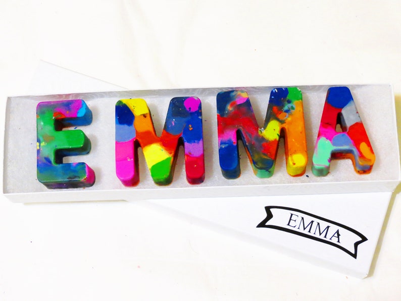 Name Crayons, Fast Ship, Rainbow Crayons, Personalized Crayons, Personalized Name Crayons image 1