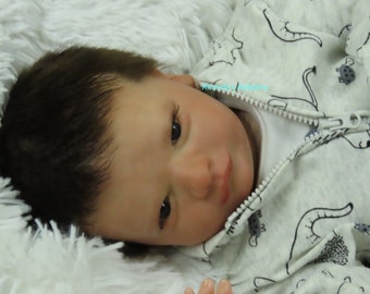 Reborn Baby James Awake, Ready to Ship, Boy or Girl, Authentic, Reborn Baby Doll, Lifelike Baby Doll