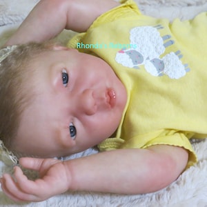 Custom Reborn Babies. Miranda Awake Reborn Baby Boy or Girl. Reborn Baby Doll made from the Miranda Awake kit, 19 inch newborn doll